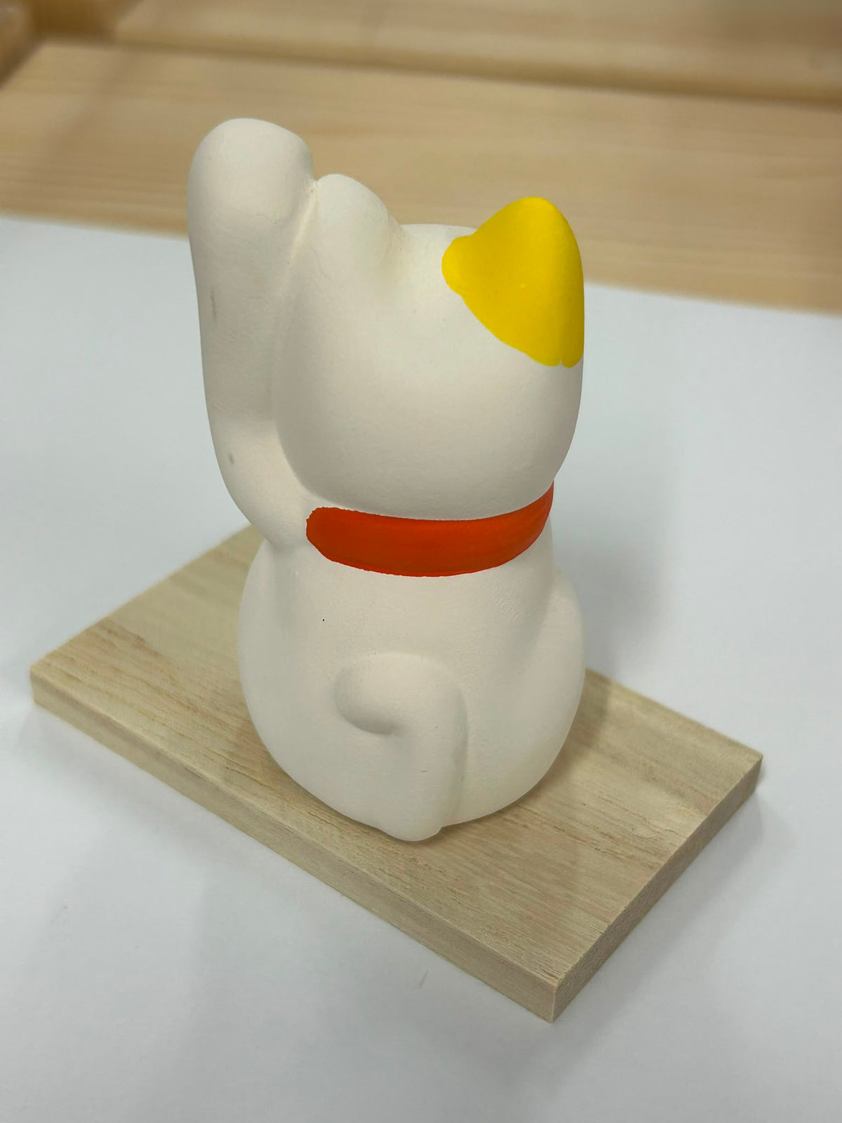 作舍 瀬戸焼  黃色招財貓| Craftman House Seto Ware Yellow Fortune Lucky Cat