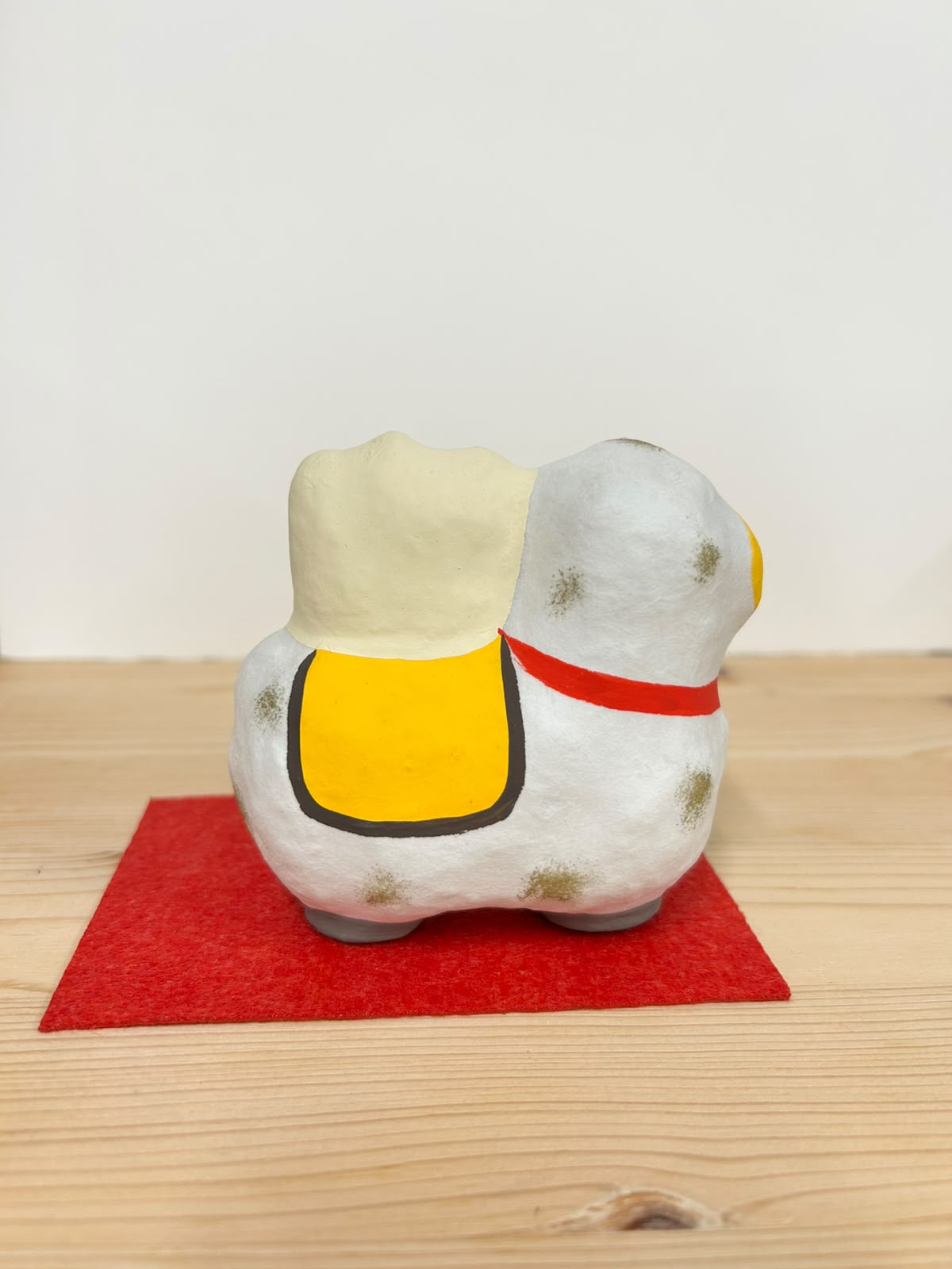 招福 （羊年） | Zodiac Hariko Doll (Sheep) Lucky Maneki Sheep