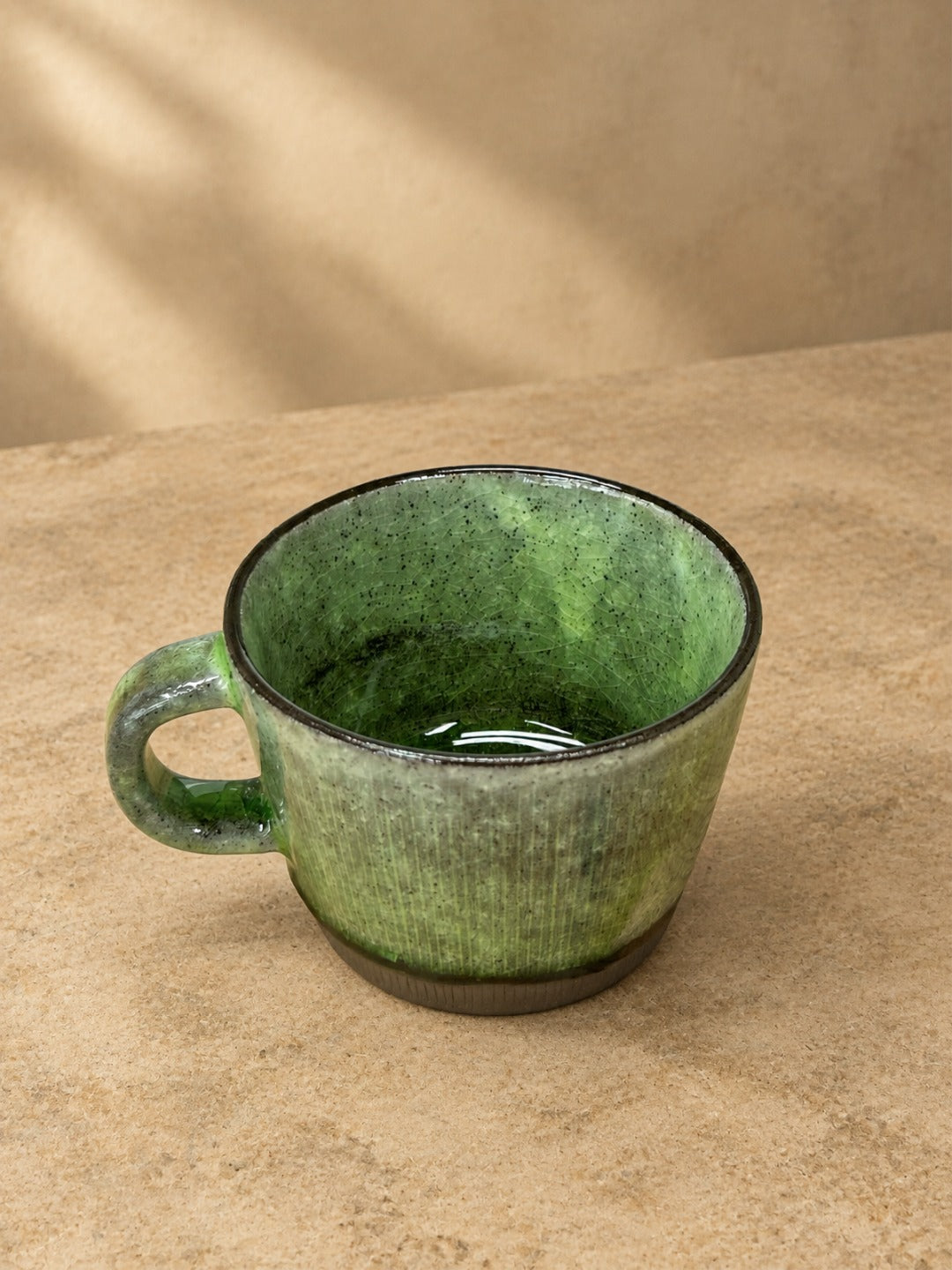 美濃燒 綠松石色/橄欖綠色馬克杯  | Mino Ware Turquoise / Olive Green Mug