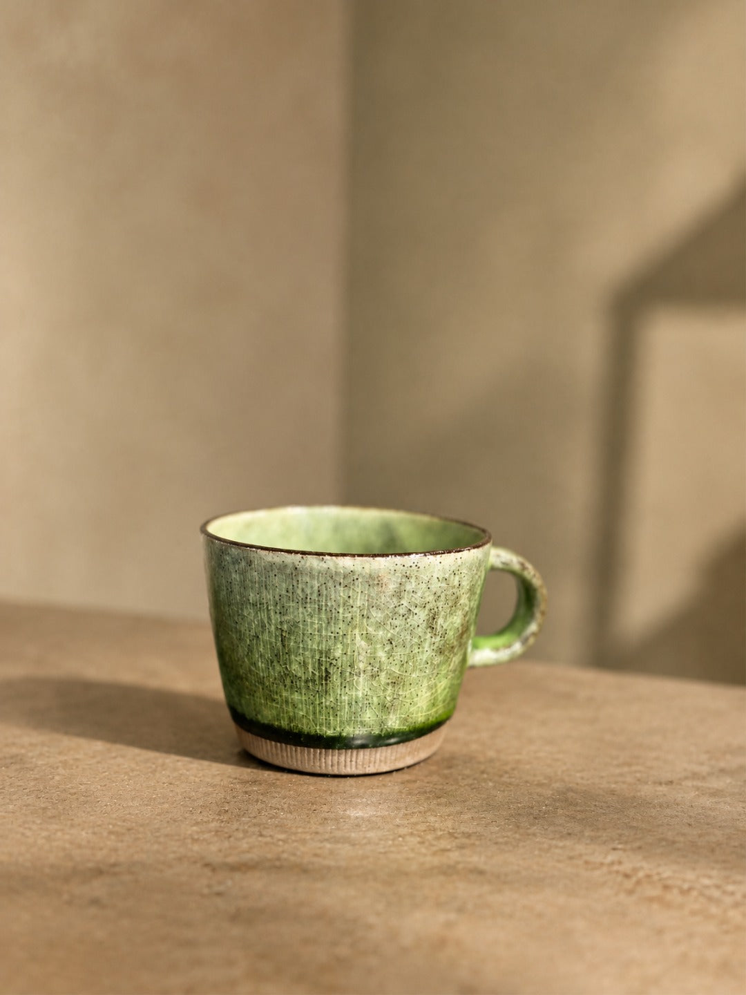 美濃燒 綠松石色/橄欖綠色馬克杯  | Mino Ware Turquoise / Olive Green Mug