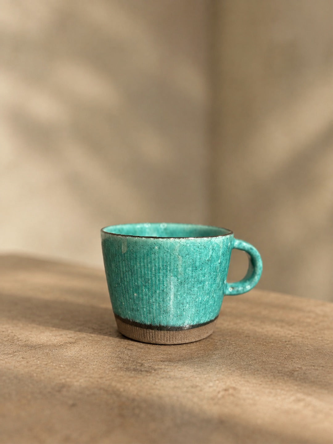 美濃燒 綠松石色/橄欖綠色馬克杯  | Mino Ware Turquoise / Olive Green Mug