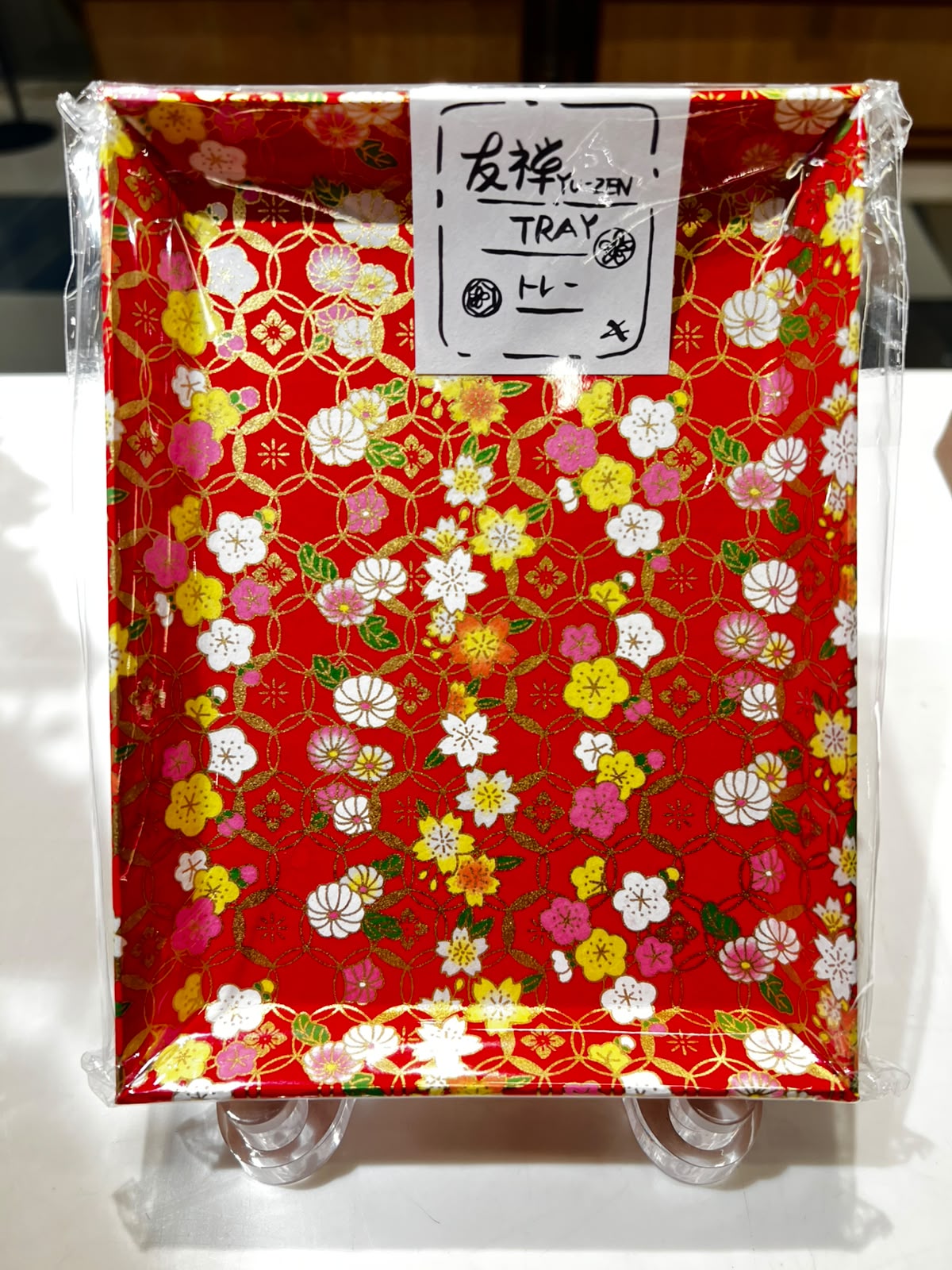 友禅和紙 長方形收納盤(大) | Yu-Zen Washi Rectangle Tray (L)