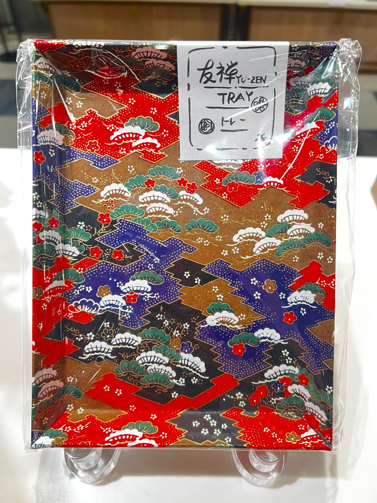友禅和紙 長方形收納盤(大) | Yu-Zen Washi Rectangle Tray (L)
