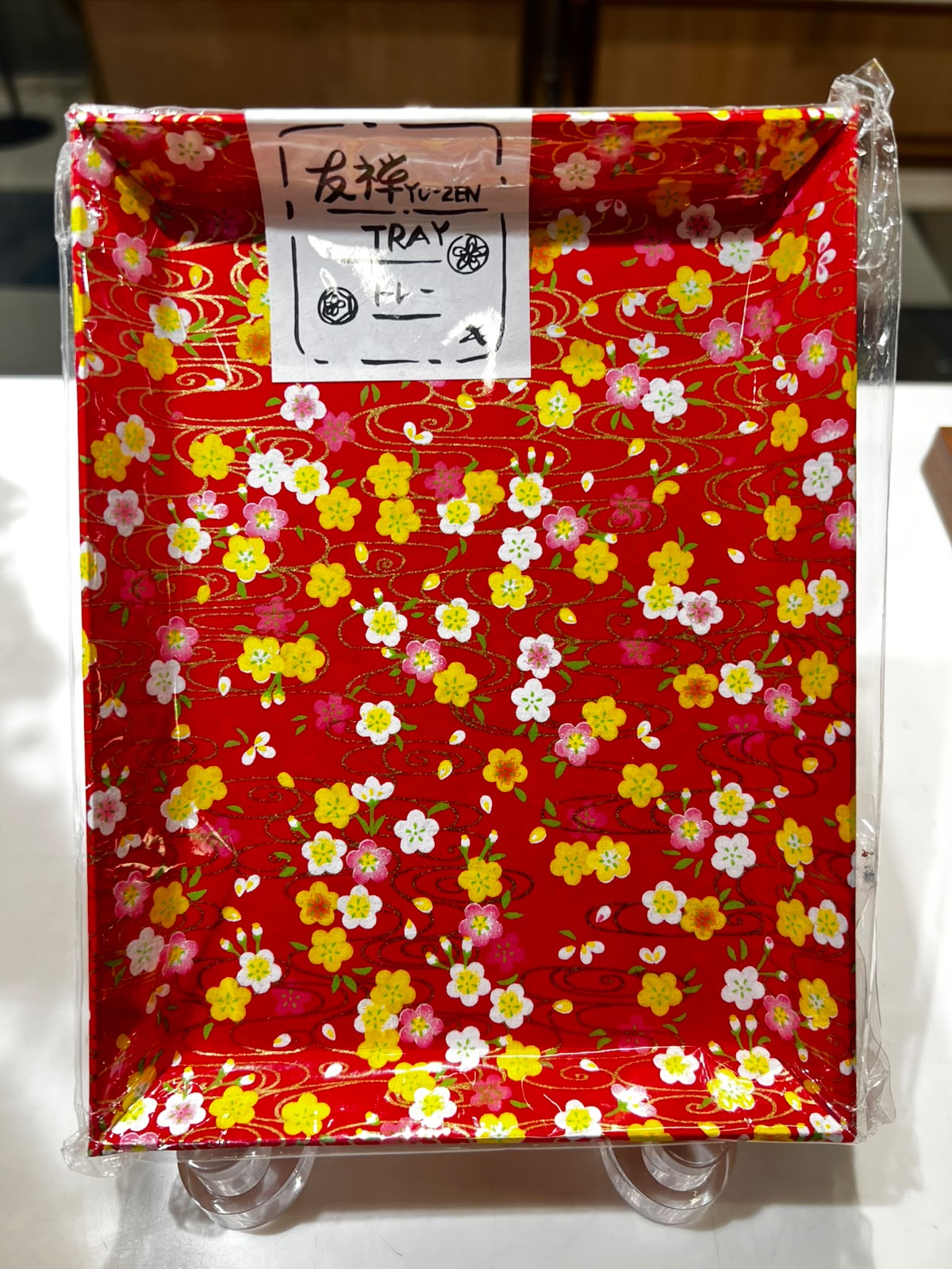 友禅和紙 長方形收納盤(大) | Yu-Zen Washi Rectangle Tray (L)