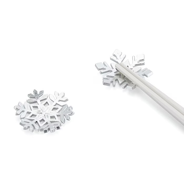 【能作NOUSAKU】純錫雪花筷子座 - 2入 | Nousaku Chopstick Rest - Tin Crystal - Set of 2