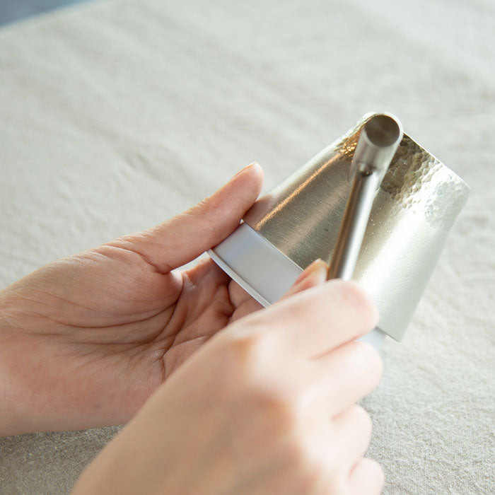 【能作NOUSAKU】DIY 純錫杯鎚目組 | Nousaku DIY Kit - Hammered Tin Tumbler