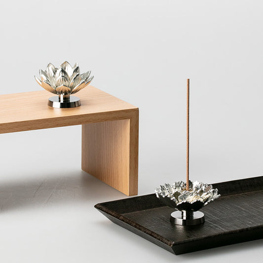 【能作NOUSAKU】花開線香座 | Nousaku Flower Bloom Incense Stand