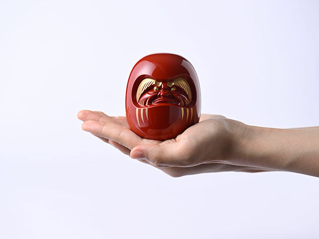 【銀雅堂】蒔繪漆藝達摩——幸運符 | Gingado Daruma - Good Luck Charm