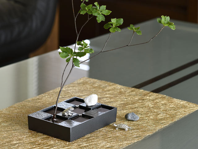 【銀雅堂】鋁製花瓶 - 市松庭園 | Ginggado Aluminium Vase - Ichimatsu