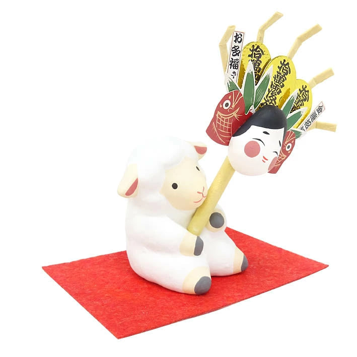 2027 羊年生肖擺件 開運來福綿羊 | 2027 Year of the Sheep Zodiac: Good Fortune Sheep