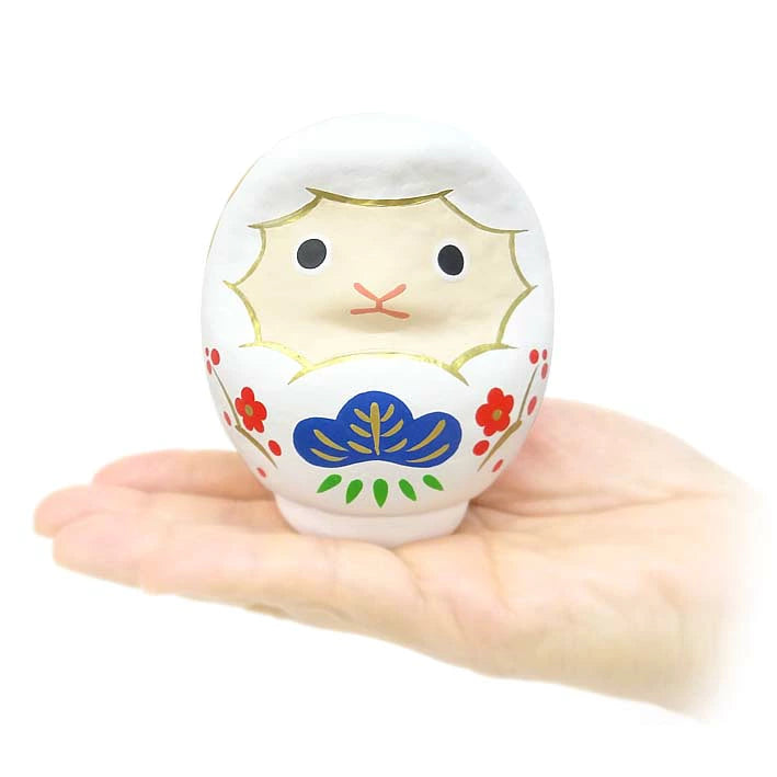 2027生肖羊達摩娃娃擺件 | 2027 Zodiac Sheep Daruma Figurine