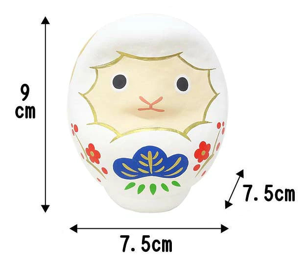 2027生肖羊達摩娃娃擺件 | 2027 Zodiac Sheep Daruma Figurine