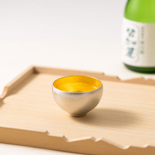 【能作NOUSAKU】金箔小圓 MADOKA 清酒杯 | Nousaku Sake Cup -MADOKA (Gold)