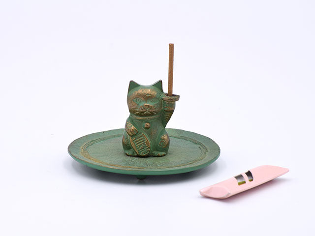 【銀雅堂】純黃銅香爐 – 貓咪 | Solid Brass Incense Holder - Cat