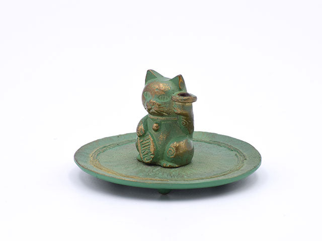 【銀雅堂】純黃銅香爐 – 貓咪 | Solid Brass Incense Holder - Cat