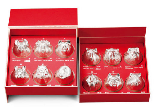 【能作NOUSAKU】12生肖清酒杯 | Sake Cup - Oriental Zodiac (Set of 12)