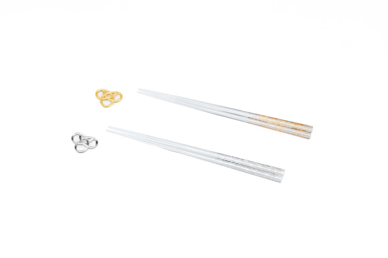 【能作NOUSAKU x HAKUICHI】永結同心喜筷禮盒| Nousaku Chopstick Set - Celebration