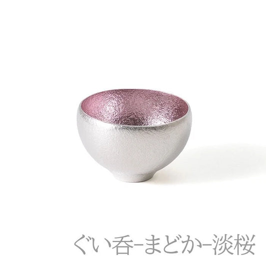 【能作NOUSAKU】MADOKA 粉紅清酒杯 |  Nousaku Sake Cup - MADOKA - Pale Pink