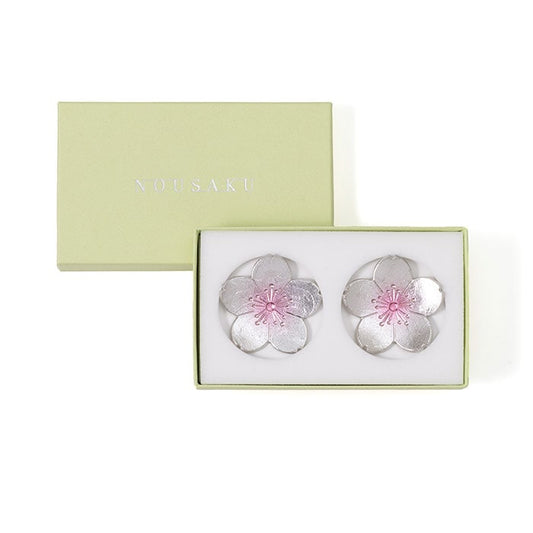 【能作NOUSAKU】淡櫻櫻花筷架組- 2入 | Nousaku Chopstick Rest - Sakura - Set of 2