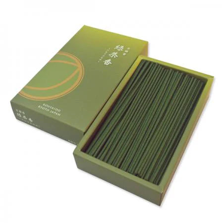 【香彩堂】京線香 緑茶香 / 珈琲香 ～けむり少なめ～ | Kyoto Incense Green Tea / Coffee ~ Less Smoke